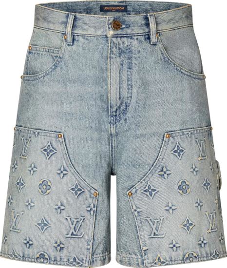 shorts lv|louis vuitton jean shorts.